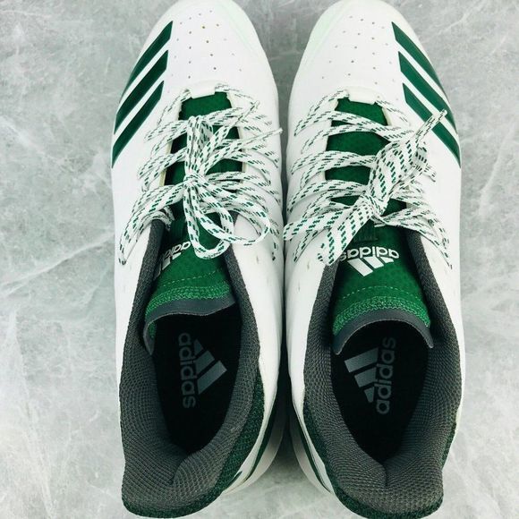 Adidas Icon Bounce Mens Size 14 Metal‎ Baseball Cleats White Green cleats CG5252 main image 6